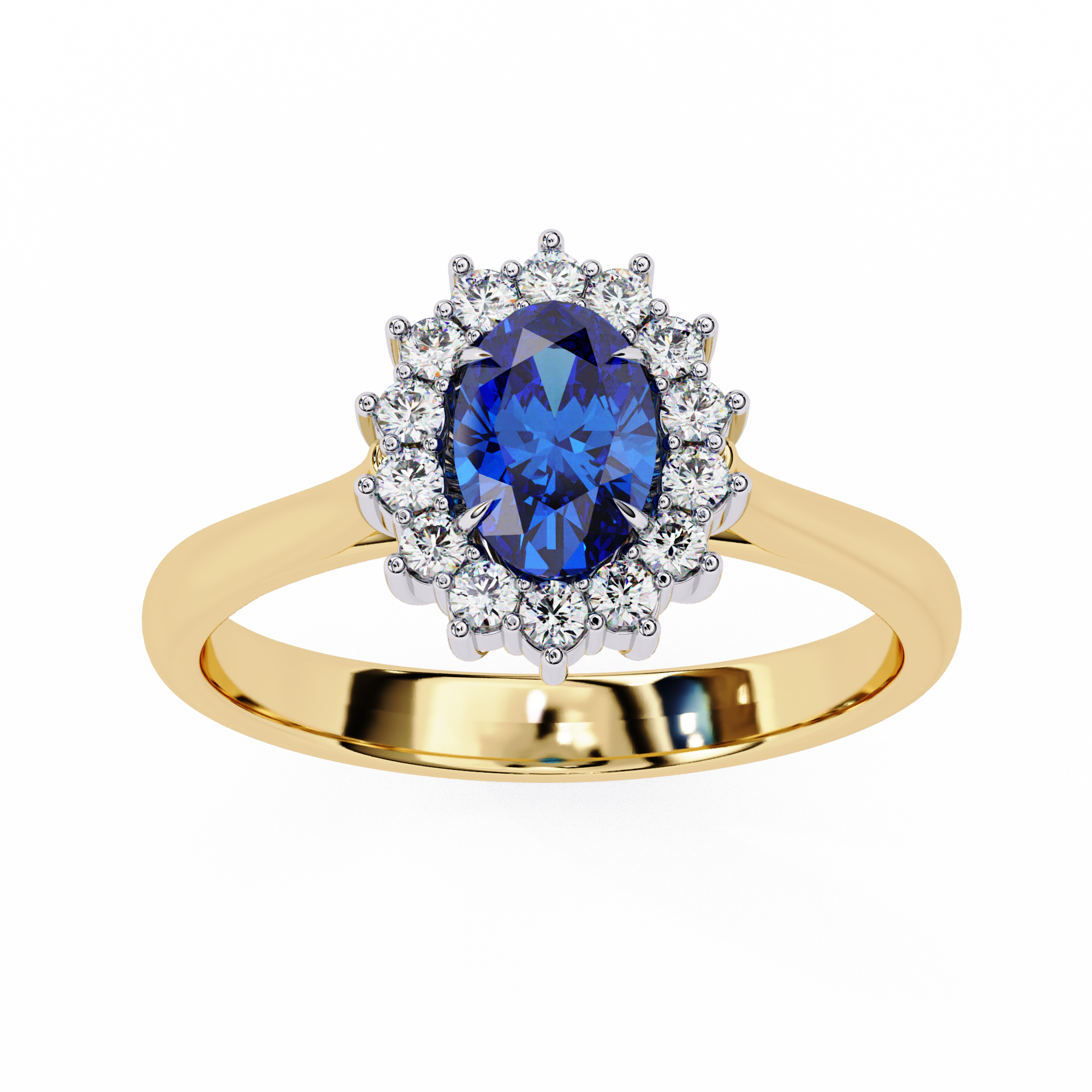 Solitairekart 0.18ct Round Cut Natural Diamond Ring - HI Color, VS-SI Clarity